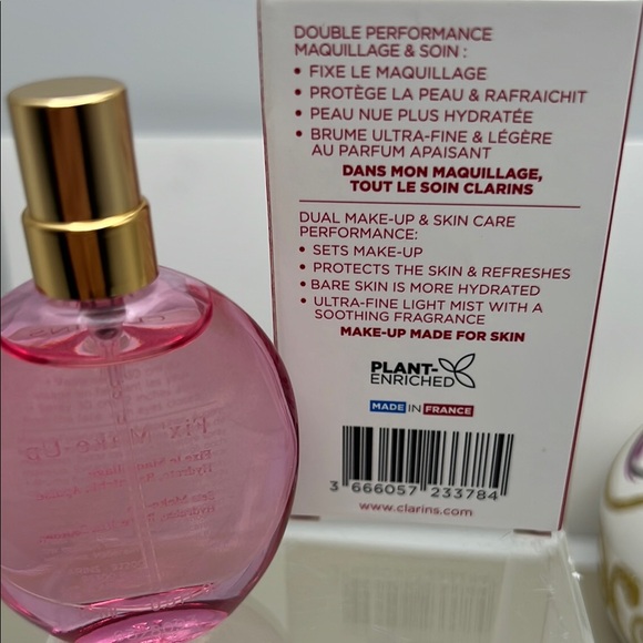 Clarins Paris Fix’ Make-Up Setting Spray for aFlawless Finish Sets 15ml NWOT Box - Picture 3 of 8